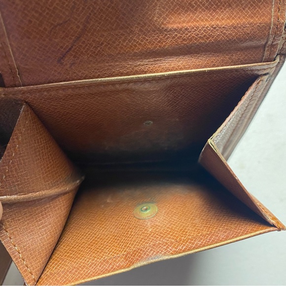 Louis Vuitton Men’s Monogram Pattern Bi Fold Leather Wallet 100% Authentic - Picture 9 of 14